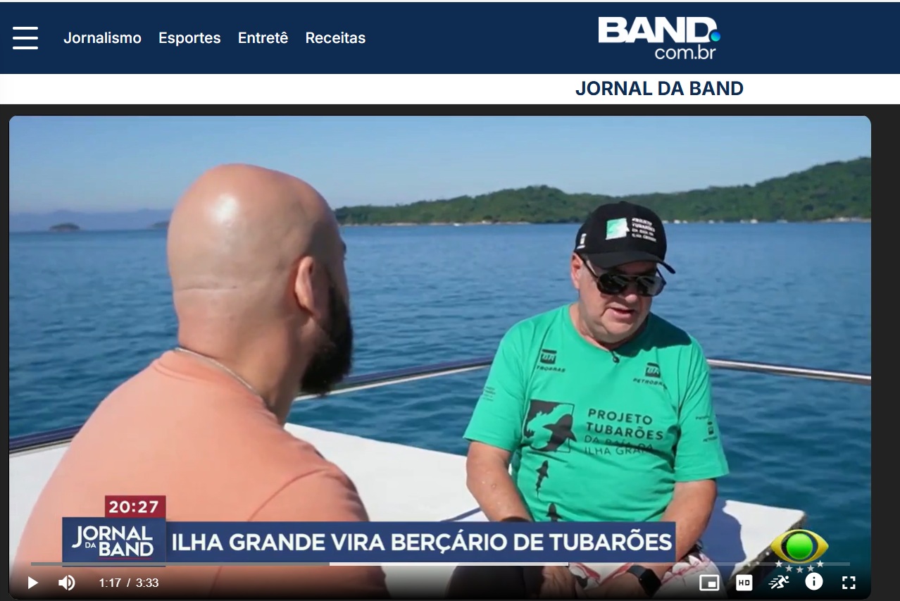 Ilha Grande abriga refúgio de tubarões galha-preta