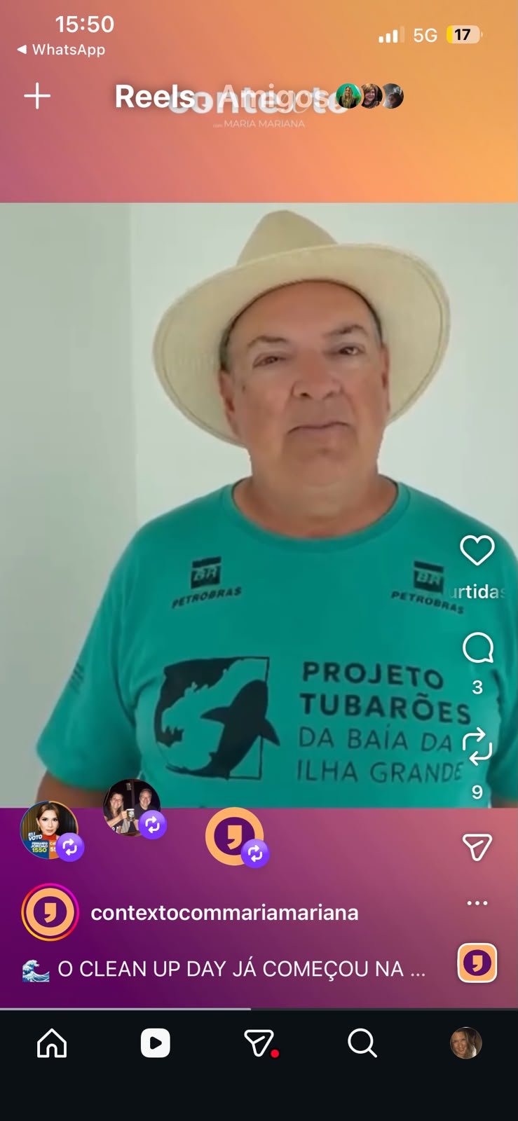 O CleanUpDay já começou na Praia do Anil